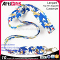 2015 Artigifts nett und Förderung high-qualityc Wärmeübertragung gedruckt Lanyard